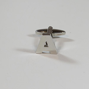 Gemelli Cufflink Letter A 100% Ottone